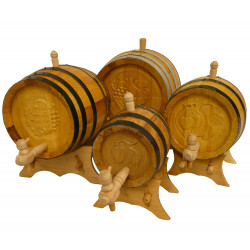 Hand-carved Barrel