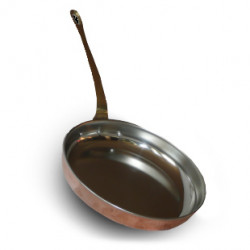  Frying pan with long handle Copper/Stainless steel